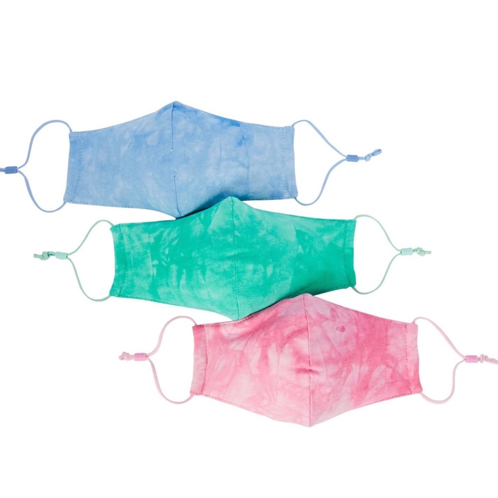 LELE SADOUGHI Tie-Dye Face Mask 3-Pack